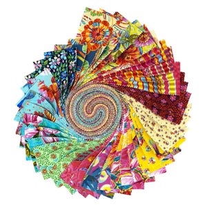 Festival 2.5" Strip Roll (Jelly Roll) by Odile Bailloeul for Free Spirit (fb4drob.festival)