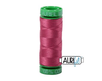 Medium Carmine Red (2455) | 40wt Small Spool (150M / 164Y) | Aurifil Thread | attfl - atp7r - atcvvg