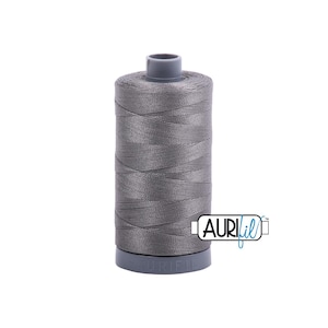Grey Smoke (5004) | 28wt Large Spool (750M / 820Y) | Aurifil Thread | attcs - atpb6 - atcowi
