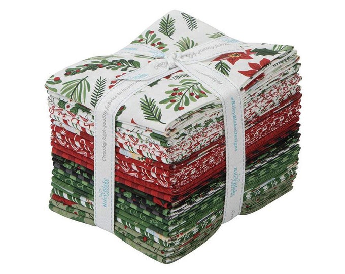 The Magic of Christmas Fat Quarter Bundle by Lori Whitlock for Riley ...