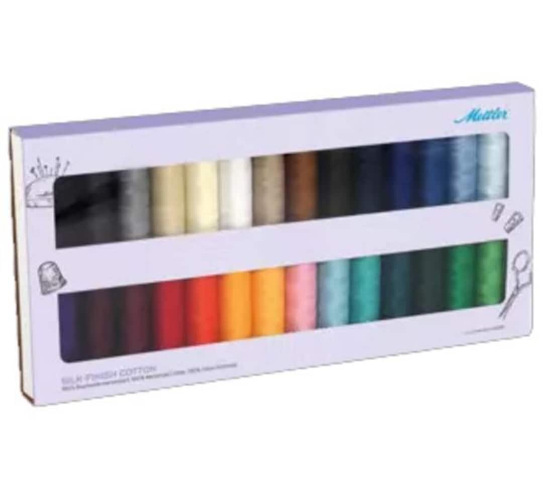 Silk-finish 28 Spool Thread Set | Sfc28-kit | Mettler Thread ...