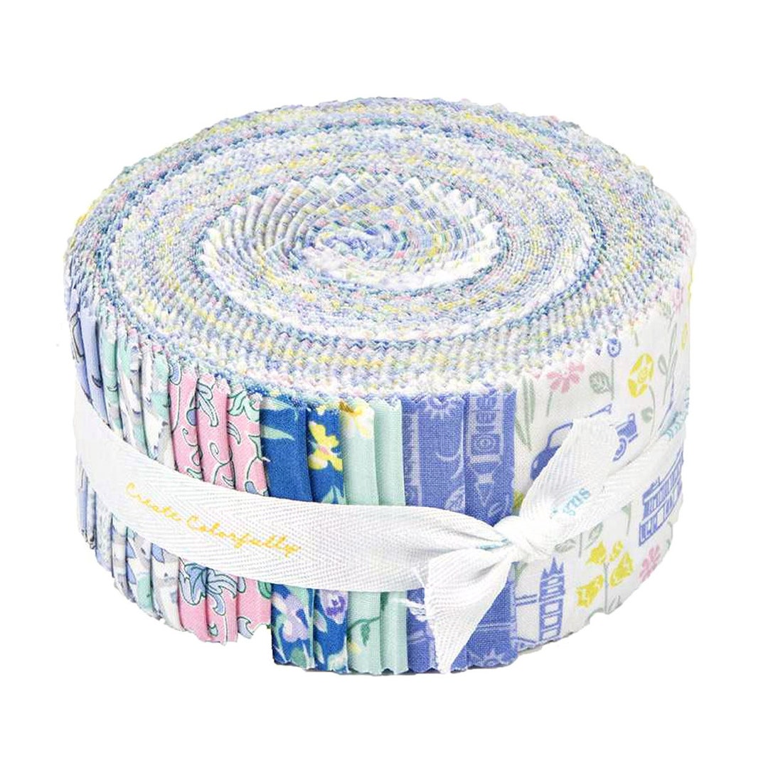 London Parks 2.5 Strip Roll jelly Roll / Rolie Polie in B by Liberty