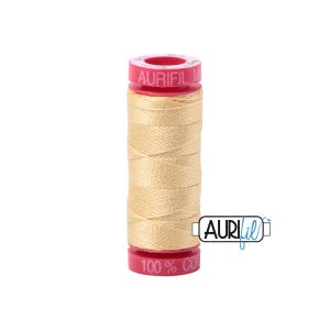 Wheat (2125) | 12wt Small Spool (50M / 54Y) | Aurifil Thread | att2a - atp7r - atcyub