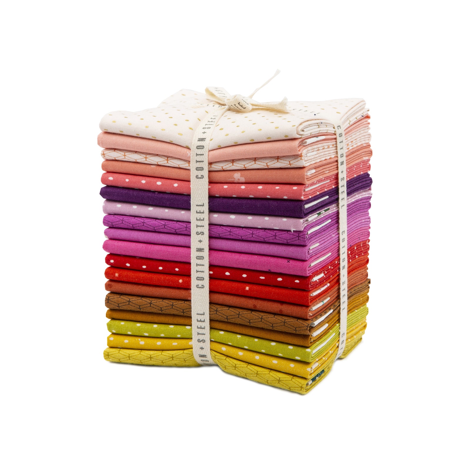 Cotton and Steel Basics Fat Quarter Bundle in Warm by Cotton Etsy