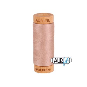 Antique Blush (2375) | 80wt Small Spool (274M / 300Y) | Aurifil Thread | attjp - atp7r - atcfkj