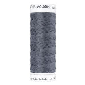 May include: A spool of gray thread with the text "POUR Mettler SERRE-FILE" on the label. The label also includes the text "128 130m/142yds col.049".