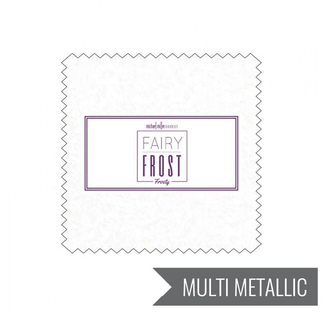 Fairy Frost 5" Square Pack (charm Pack) in Frosty by Michael Miller ...