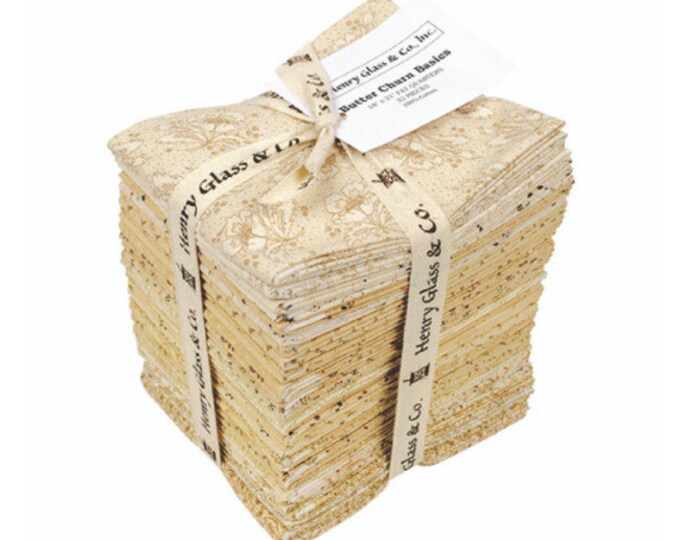 Butter Churn Basics Fat Quarter Bundle by Kim Diehl for Henry Glass