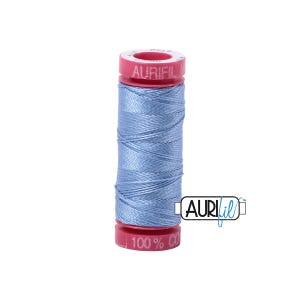 Light Delft Blue (2720) | 12wt Small Spool (50M / 54Y) | Aurifil Thread | att2a - atp7r - atckf8
