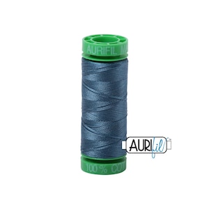 Smoke Blue (4644) | 40wt Small Spool (150M / 164Y) | Aurifil Thread | attfl - atp7r - atc5x3