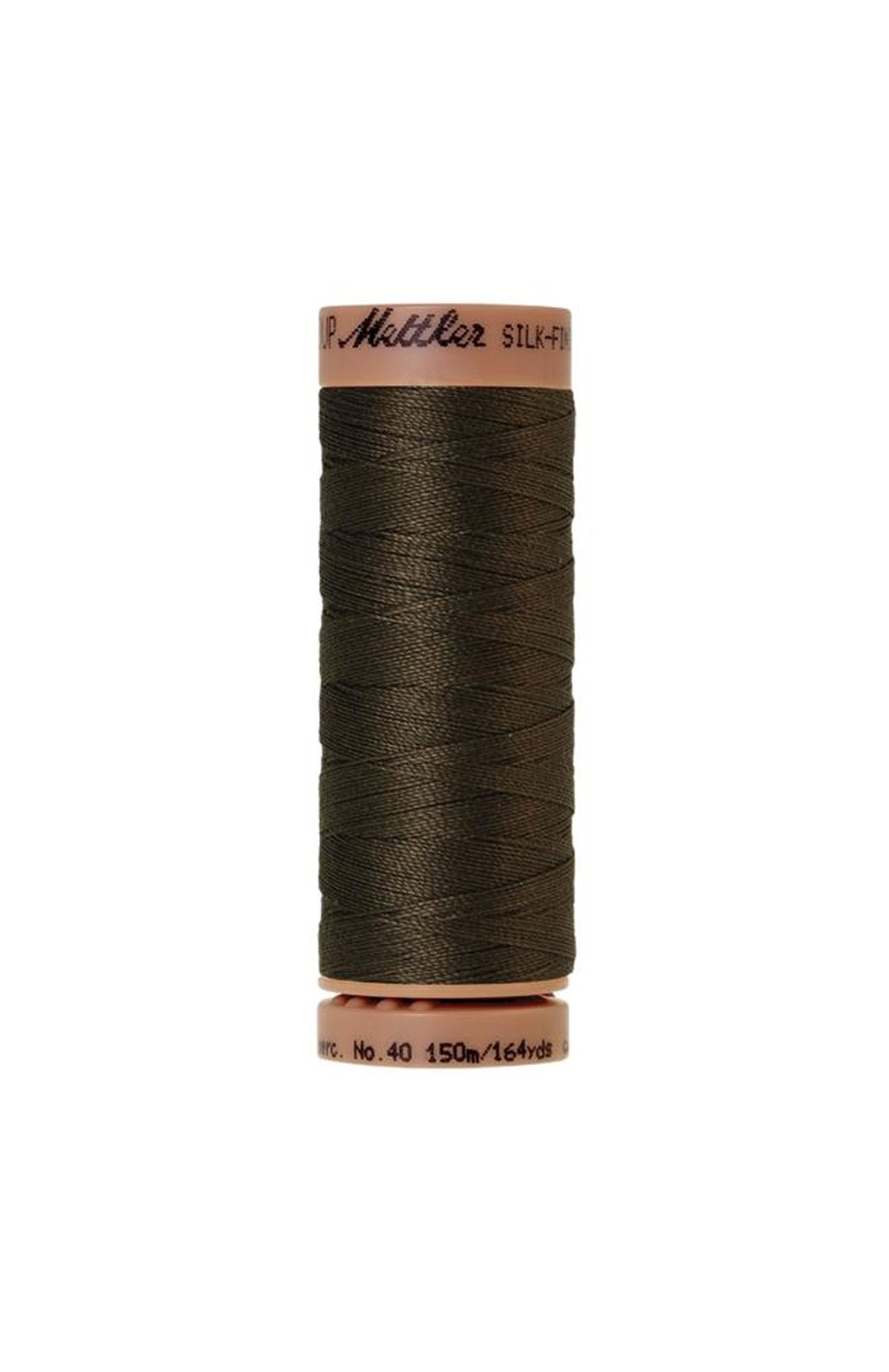 Olive (9136-1043) | Silk-finish Cotton 40wt (150M / 164Y) | Mettler ...