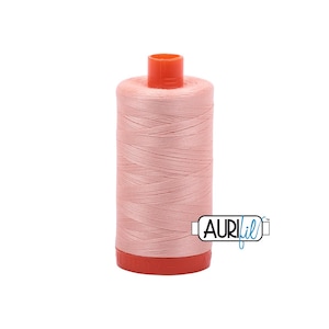 Light Blush (2420) | 50wt Large Spool (1300M / 1422Y) | Aurifil Thread | att8q - atpb6 - atcnji