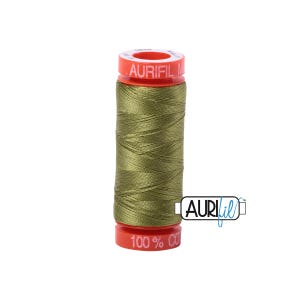 Olive Green (5016) | 50wt Small Spool (200M / 220Y) | Aurifil Thread | att8q - atp7r - atcybq