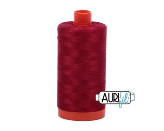 Red Wine (2260) | 50wt Large Spool (1300M / 1422Y) | Aurifil Thread | att8q - atpb6 - atcfcb