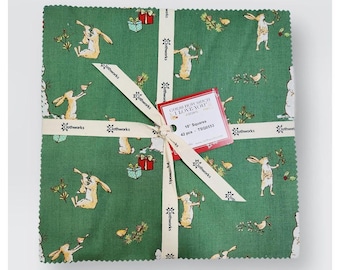Guess How Much I Love You 10" Square Pack (Layer Cake) by Anita Jeram for Clothworks (tsq0553)