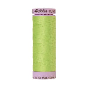 Bright Lime Green (9105-1528) | Silk-Finish Cotton 50wt (150M / 164Y) | Mettler Thread | mtt96 - mtpjz - mtc2eh