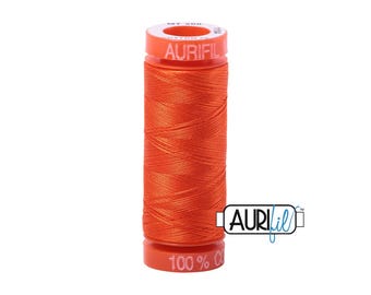 Neon Orange (1104) | 50wt Small Spool (200M / 220Y) | Aurifil Thread | att8q - atp7r - atcvmd