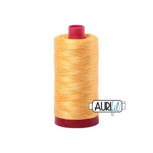 Golden Glow - Variegated (3920) | 12wt Large Spool (325M / 356Y) | Aurifil Thread | att2a - atpb6 - atc2u2