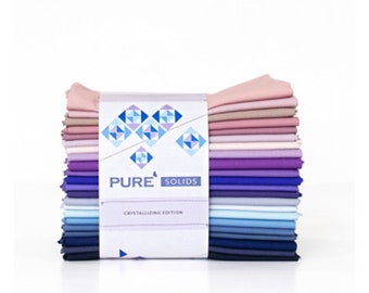 Pure Solids Fat Quarter Bundle in Crystallizing by Art Gallery Fabrics for Art Gallery (cb-pfq506)