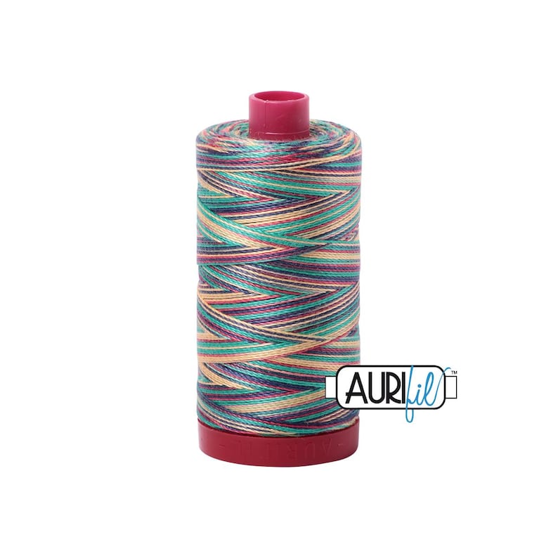 Marrakesh - Variegated (3817) | 12wt Large Spool (325M / 356Y) | Aurifil Thread | att2a - atpb6 - atc2ek image 1