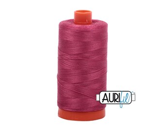 Medium Carmine Red (2455) | 50wt Large Spool (1300M / 1422Y) | Aurifil Thread | att8q - atpb6 - atcvvg