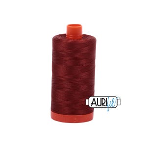 Rust (2355) | 50wt Large Spool (1300M / 1422Y) | Aurifil Thread | att8q - atpb6 - atc6sy