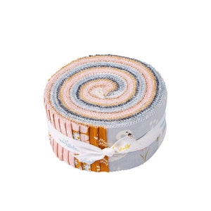 Little Swan 2.5" Strip Roll (Jelly Roll / Rolie Polie) by Little Forest Atelier for Riley Blake (rp-13740-40)