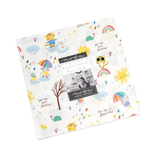 Whatever the Weather 10" Square Pack (Layer Cake) by Paper & Cloth for Moda (25140lc)