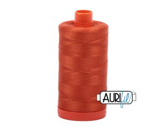 Rusty Orange (2240) | 50wt Large Spool (1300M / 1422Y) | Aurifil Thread | att8q - atpb6 - atcwb8