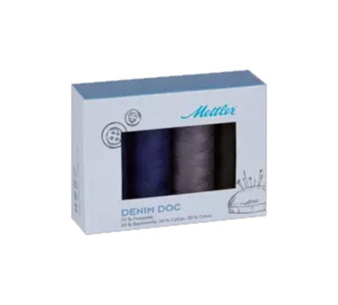Denim Doc Dark Thread Set | DE4DARK-KIT | Mettler Thread | Threadset - Etsy