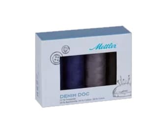 Denim Doc Dark Thread Set | DE4DARK-KIT | Mettler Thread | threadset
