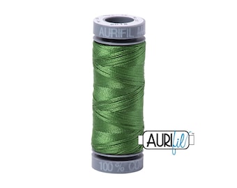 Dark Grass Green (5018) | 28wt Small Spool (100M / 109Y) | Aurifil Thread | attcs - atp7r - atcp2f