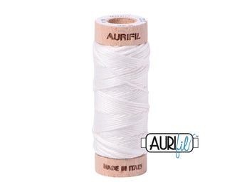 Natural White (2021) | Aurifloss Small Spool (18M / 18Y) | Aurifil Thread | attzw - atp7r - atcfpk