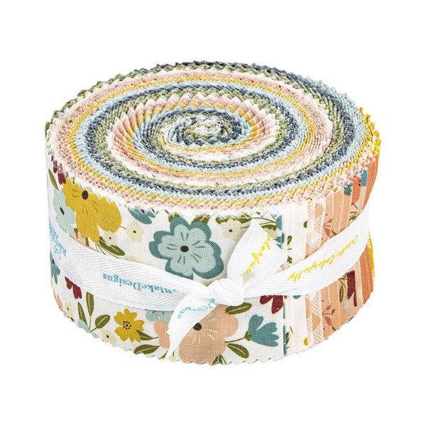 Ally's Garden 2.5" Strip Roll (Jelly Roll / Rolie Polie) by Dani Mogstad for Riley Blake (rp-13240-40)