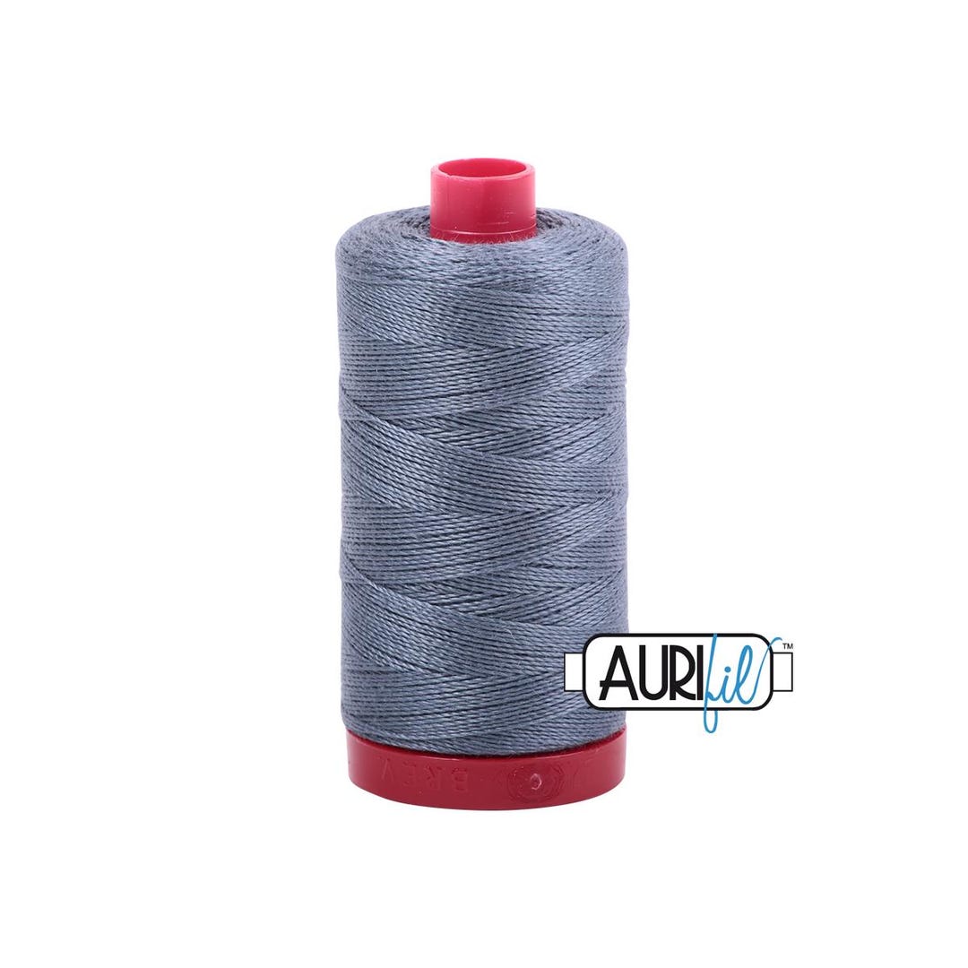 Dark Grey (1246) | 12wt Large Spool (325M / 356Y) | Aurifil Thread ...