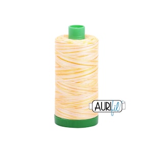 Limoni di Monterosso - Variegated (4658) | 40wt Large Spool (1000M / 1094Y) | Aurifil Thread | attfl - atpb6 - atctma