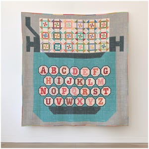 Typeography Just My Type Quilt Kit