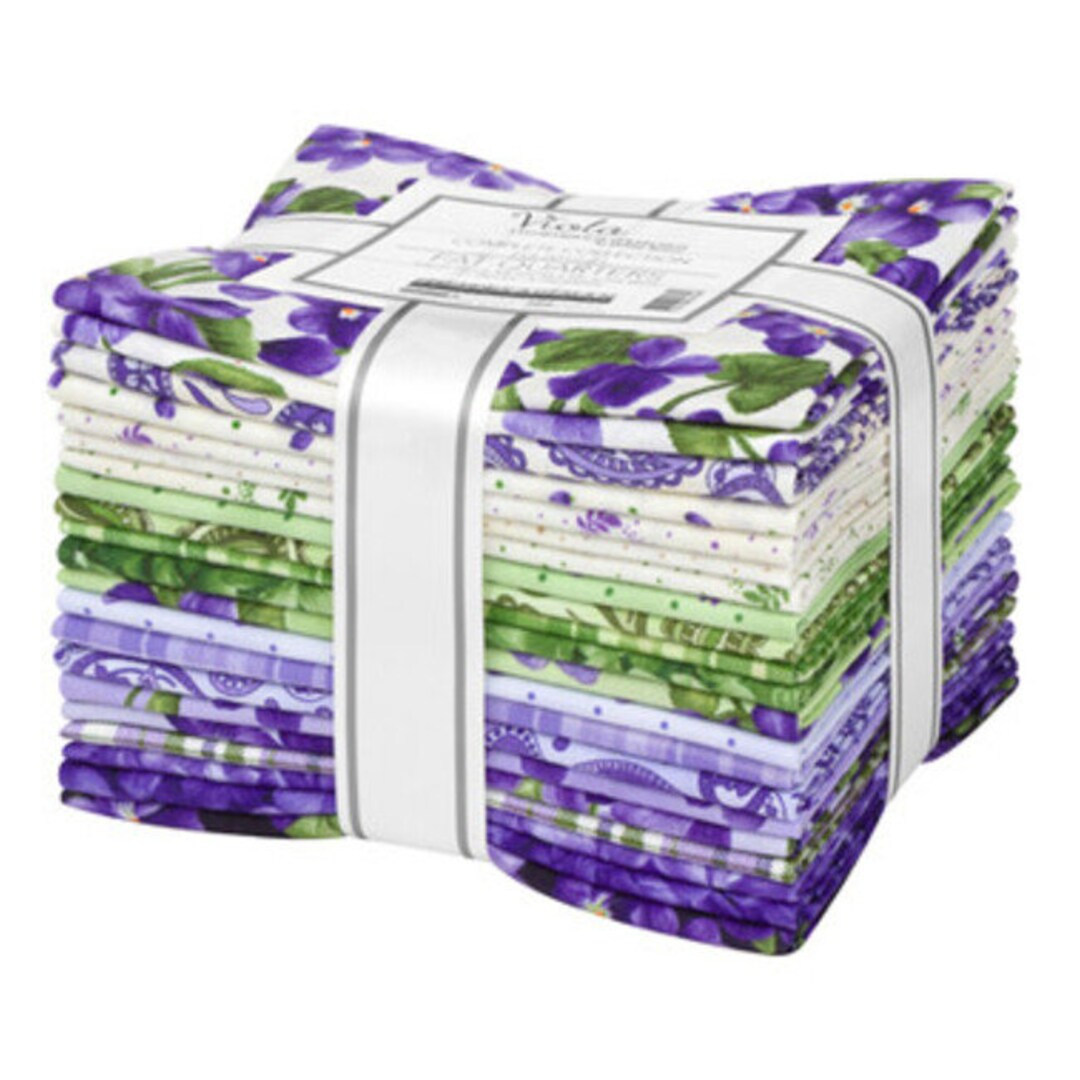 Flowerhouse Viola Fat Quarter Bundle by Debbie Beaves