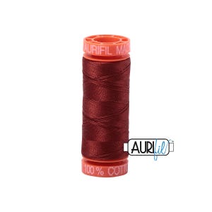 Rust (2355) | 50wt Small Spool (200M / 220Y) | Aurifil Thread | att8q - atp7r - atc6sy