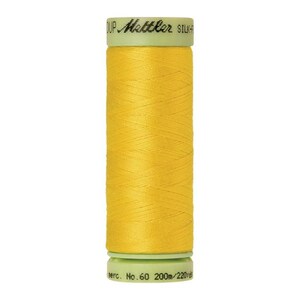 Vibrant Yellow (9240-2263) | Silk-Finish Cotton 60wt (200M / 220Y) | Mettler Thread | mttfw - mtp7u - mtcy1e