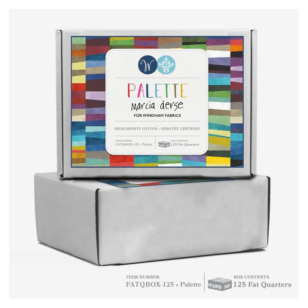 Palette Fat Quarter Bundle by Marcia Derse for Windham (fatqbox-125 ...