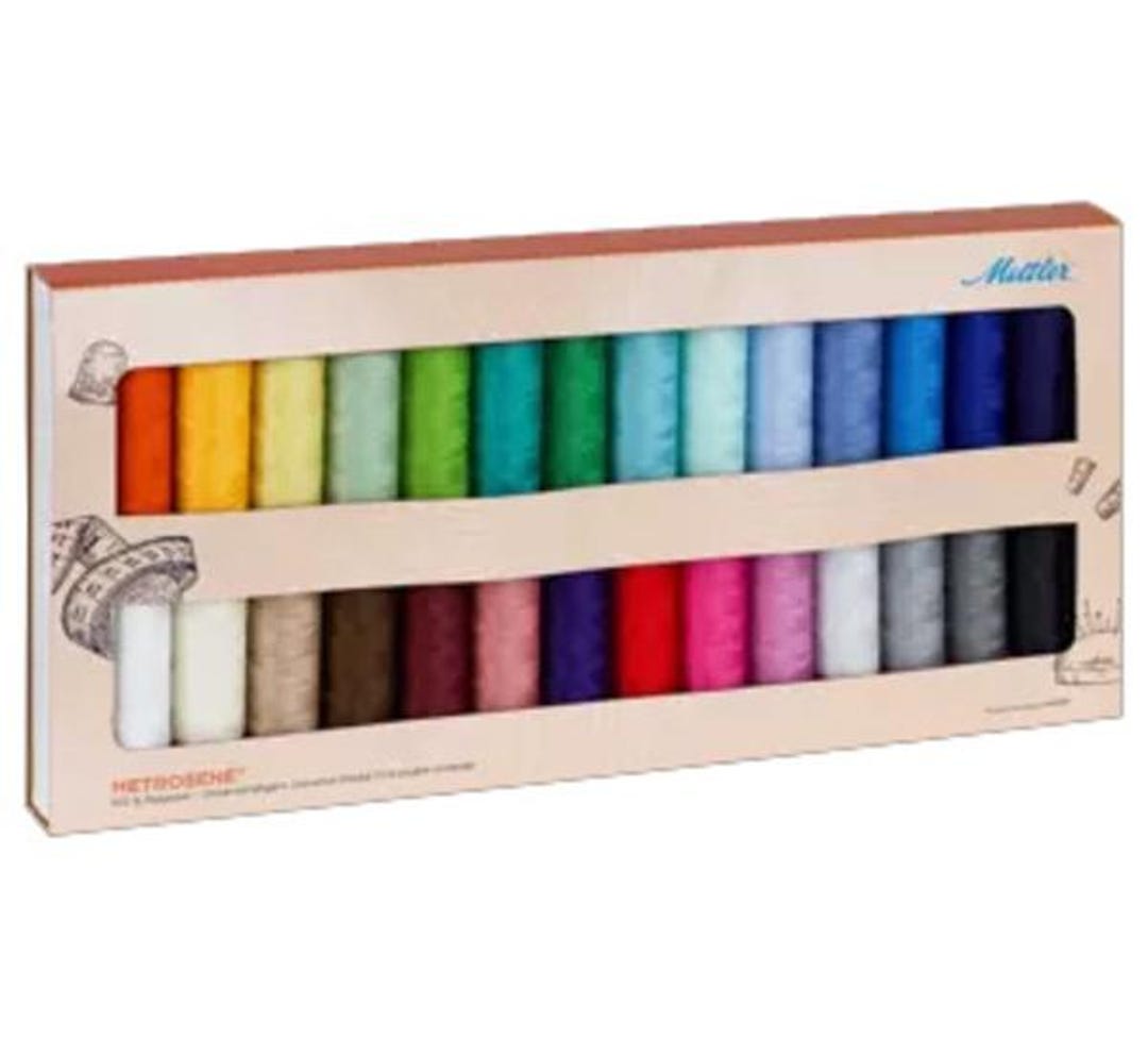 Metrosene 28 Spool Thread Set | Me289161-kit | Mettler Thread ...