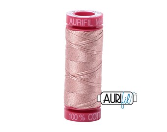 Antique Blush (2375) | 12wt Small Spool (50M / 54Y) | Aurifil Thread | att2a - atp7r - atcfkj