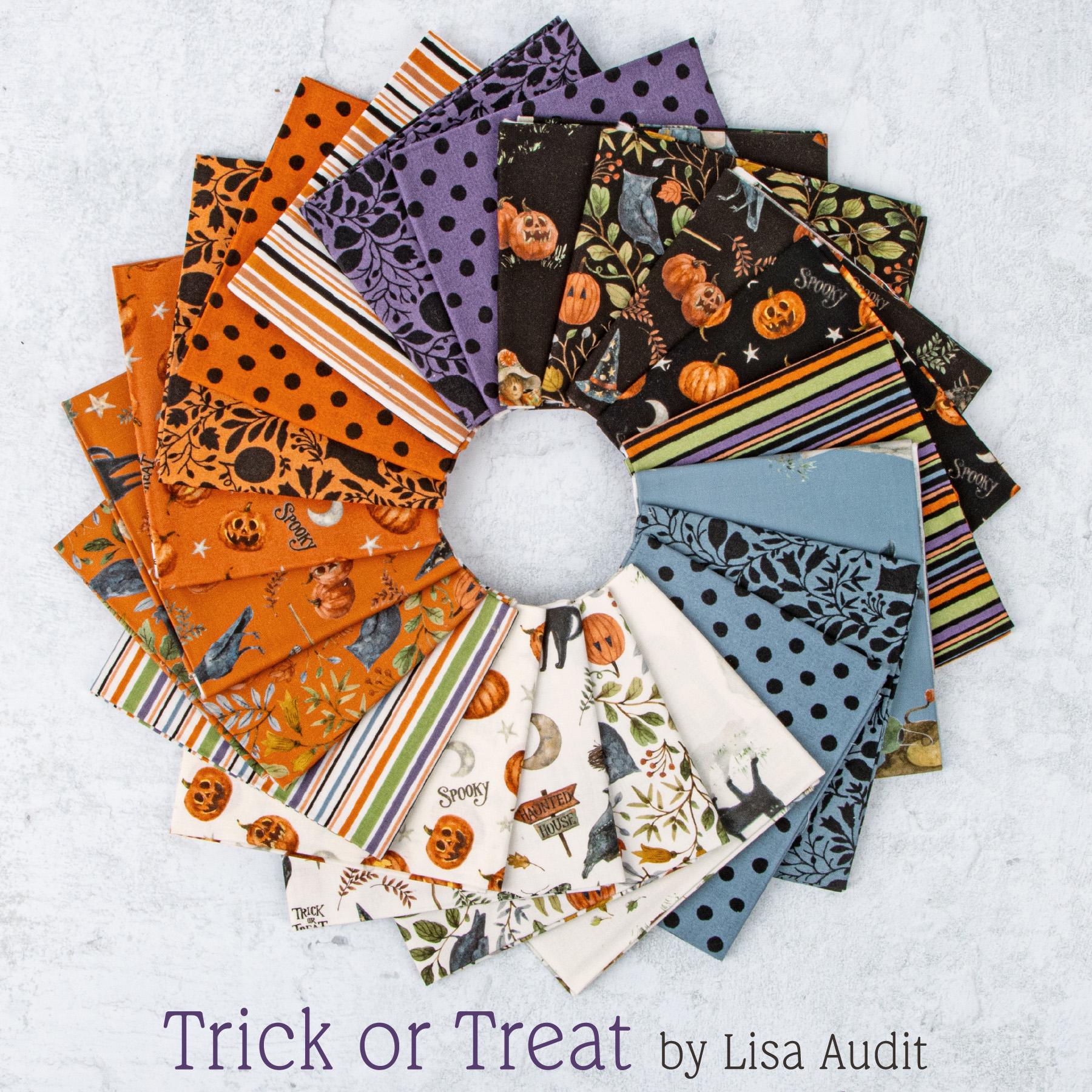 Trick or Treat Fat Quarter Bundle by Lisa Audit for Riley Blake