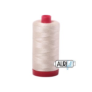 Light Beige (2310) | 12wt Large Spool (325M / 356Y) | Aurifil Thread | att2a - atpb6 - atc5ba