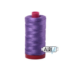 Dusty Lavender (1243) | 12wt Large Spool (325M / 356Y) | Aurifil Thread | att2a - atpb6 - atche4