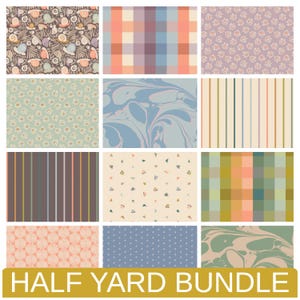 Slow Summer Half Yard Bundle by Suzy Quilts for Hawthorne Supply Co