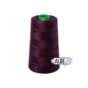Very Dark Eggplant (1240) | 40wt Cone (4700M / 5140Y) | Aurifil Thread | attfl - atptq - atc24h