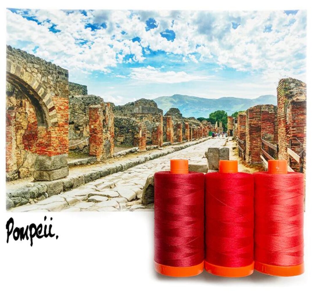 Pompeii Red Aurifil Thread Set, 3 ct main image 0