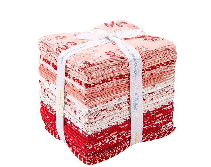 I Love Us Fat Quarter Bundle by Sandy Gervais for Riley Blake (fq-13960 ...